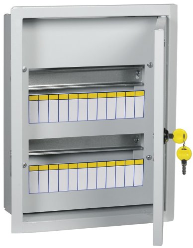 Щит распределительный встраиваемый IEK ЩРВ-24з-3 395x310x120 с замком IP31 фото Щит распределительный встраиваемый IEK ЩРВ-24з-3 395x310x120 с замком IP31 картинка